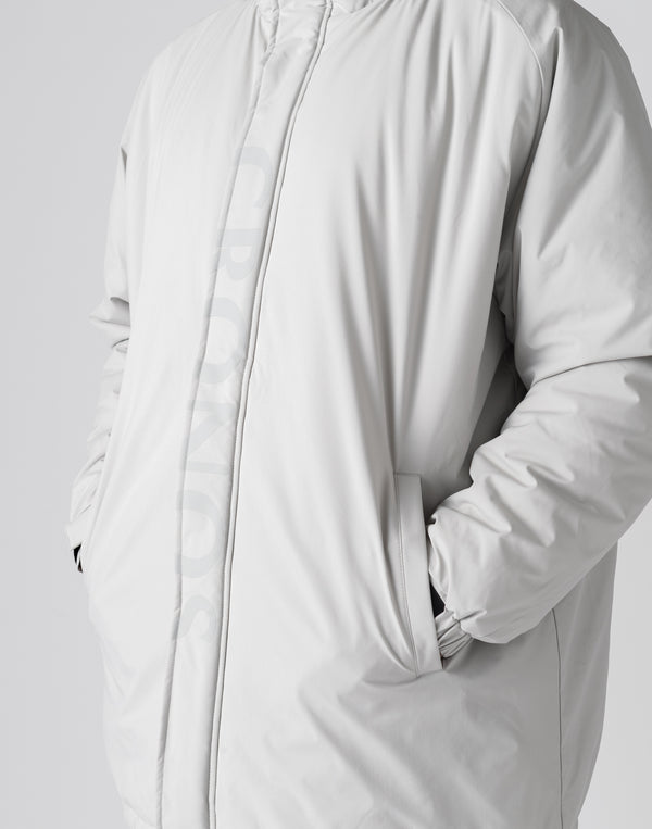 CRONOS Padded hooded jacket【ICE GRAY】