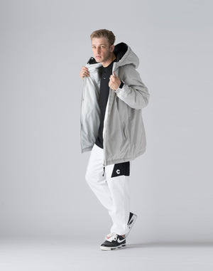CRONOS Padded hooded jacket【ICE GRAY】