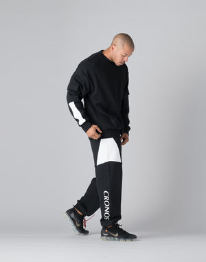 CRONOS  Brushed lining pants【BLACK】