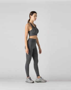 CRONOS WOMEN STYLE UP LEGGINGS【GRAY】