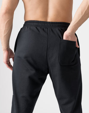 CRONOS Reflector Print Sweat Long Pants【BLACK】