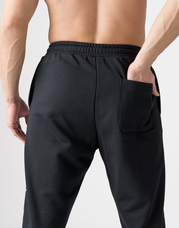 CRONOS Reflector Print Sweat Long Pants【BLACK】