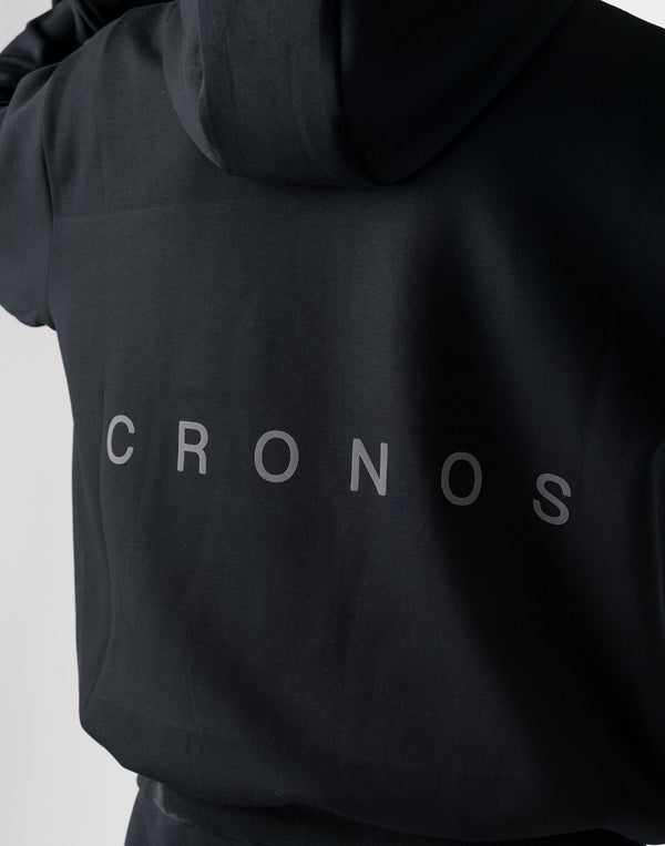 CRONOS Reflector Print Zip Foodie【BLACK】