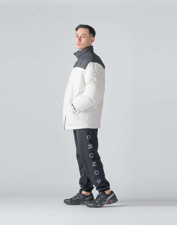 CRONOS Reflector Print Sweat Long Pants【BLACK】
