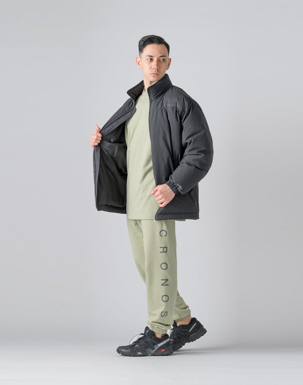 CRONOS Down jacket 【BLACK×BLACK】