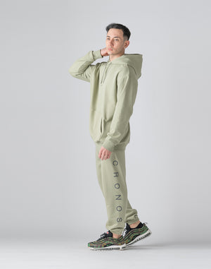 CRONOS Reflector Print Sweat Long Pants【SAGE】