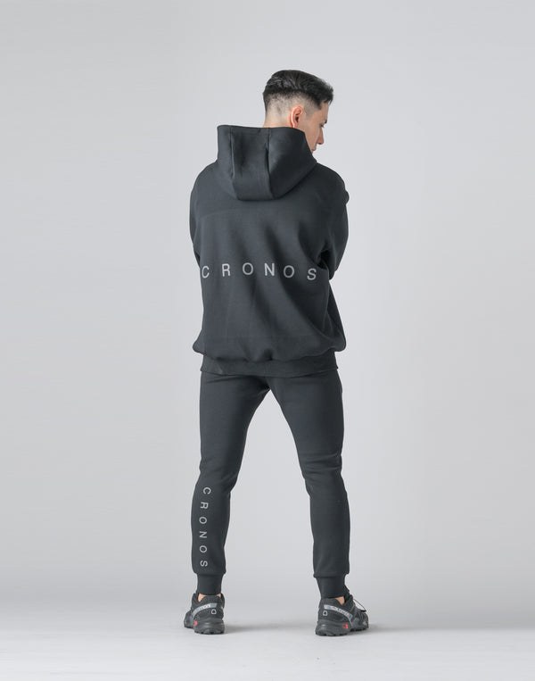 CRONOS Reflector Print Zip Foodie【BLACK】