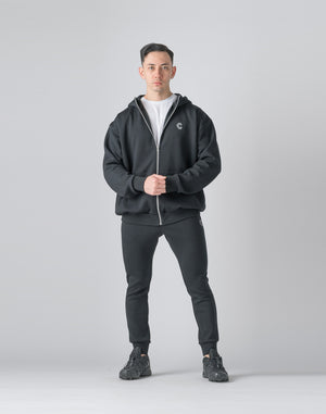 CRONOS Reflector Print Zip Foodie【BLACK】
