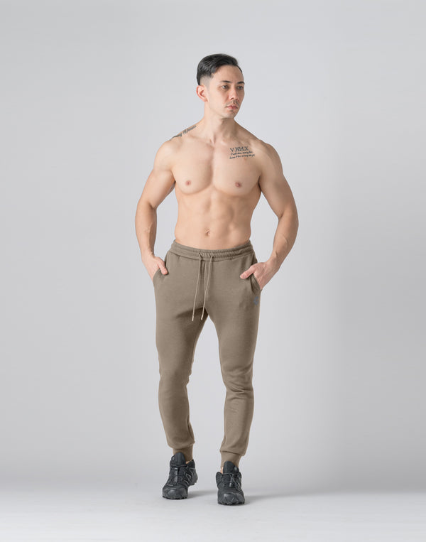 CRONOS Reflector Print Long Pants [TAUPE]