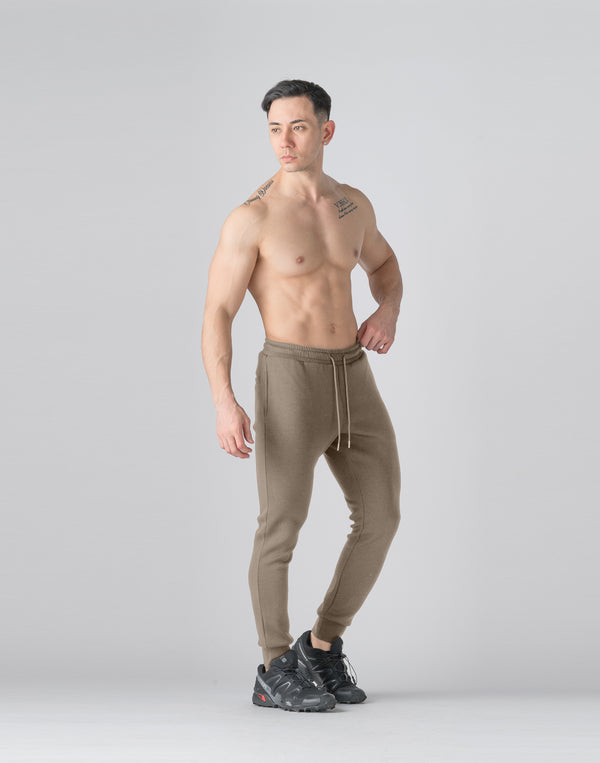 CRONOS Reflector Print Long Pants [TAUPE]