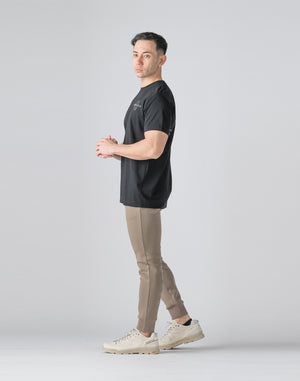 CRONOS Reflector Print Long Pants [TAUPE]