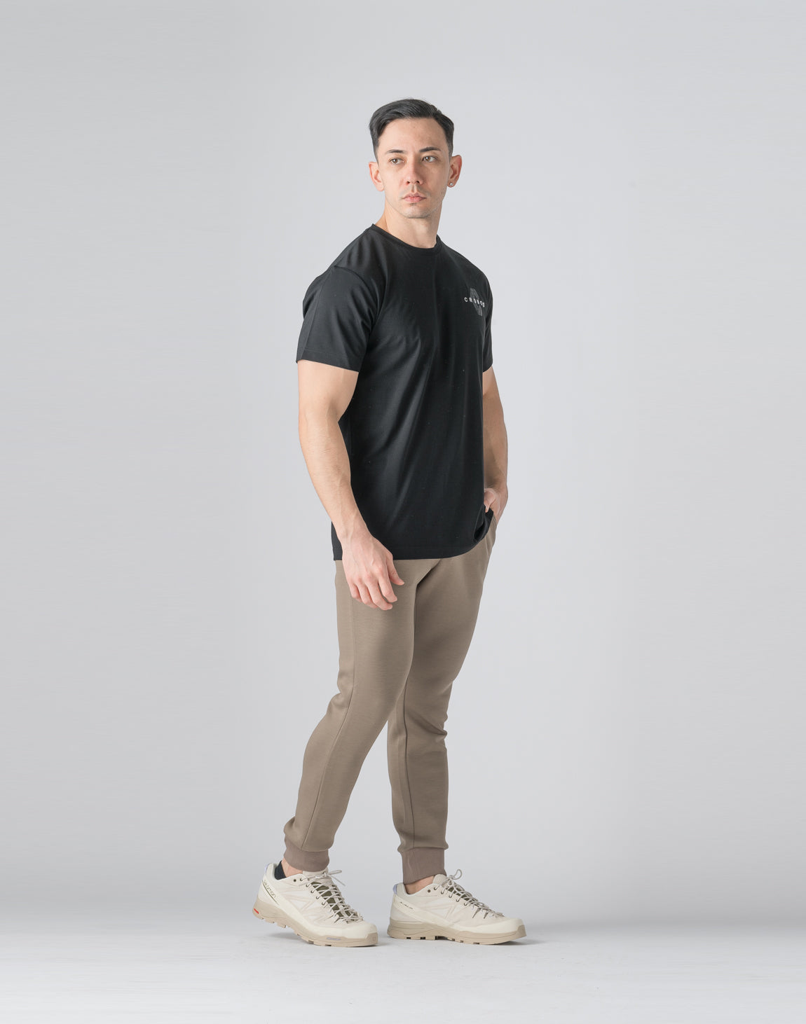 CRONOS Regular fit T-shirts【WHITE】 – クロノス CRONOS
