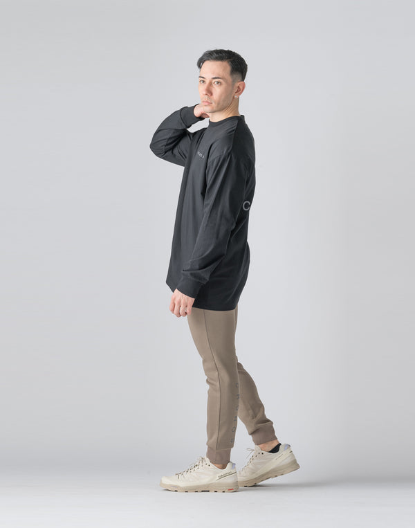 CRONOS Reflector Print Long Pants [TAUPE]