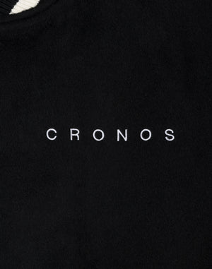 CRONOS STRETCH VARSITY JACKET [BLACK]