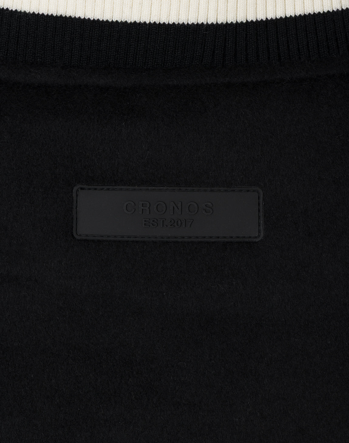 CRONOS STRETCH VARSITY JACKET【BLACK】