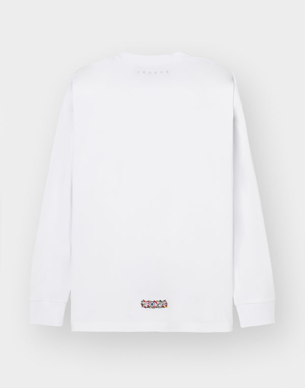 CRONOS × KAREZMAD ARTWORK  L/S TEE【WHITE】