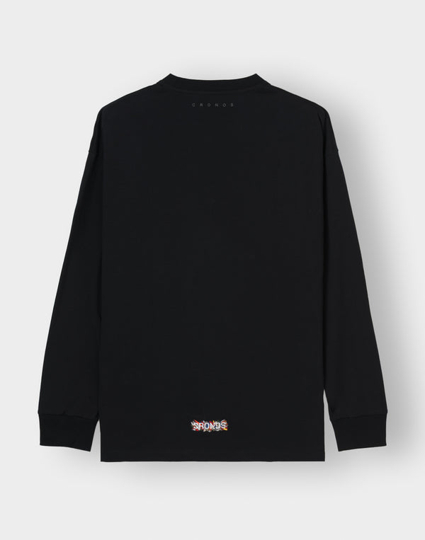 CRONOS × KAREZMAD ARTWORK  L/S TEE【BLACK】