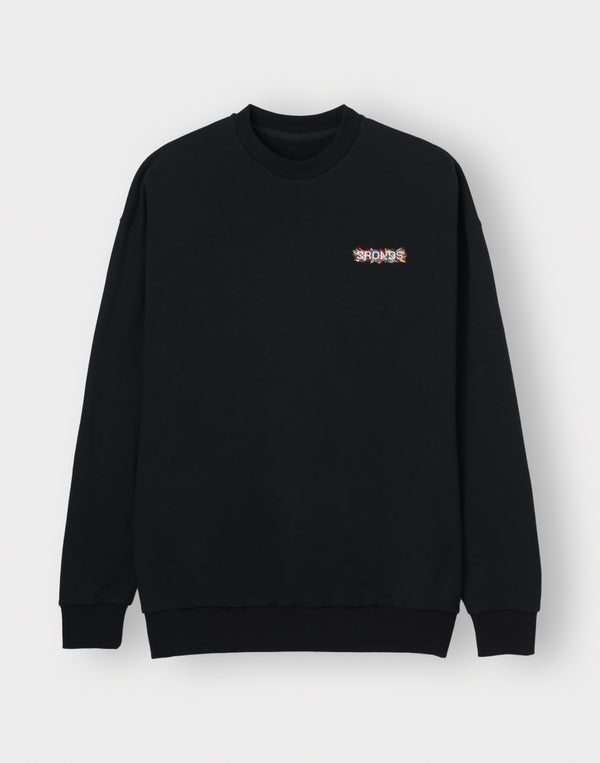 CRONOS × KAREZMAD ARTWORK SWEAT TRAINER【BLACK】