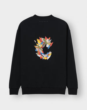 CRONOS × KAREZMAD ARTWORK SWEAT TRAINER【BLACK】