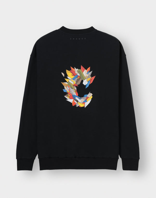 CRONOS × KAREZMAD ARTWORK SWEAT TRAINER【BLACK】