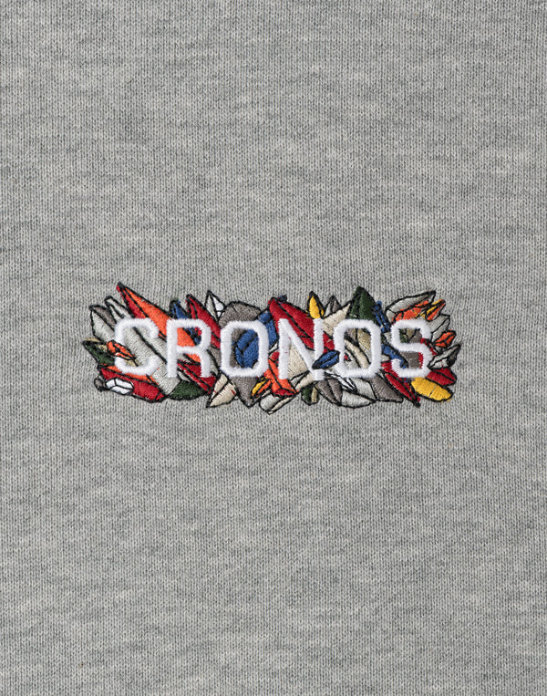 CRONOS × KAREZMAD ARTWORK SWEAT TRAINER【GRAY】