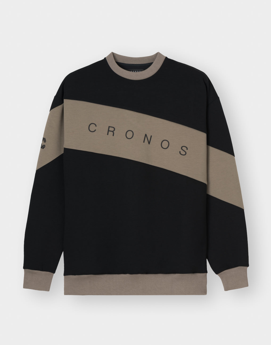 CRONOS MODERN LITE SWEAT【BLACK×TAUPE】