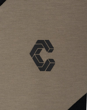 CRONOS MODERN LITE SWEAT [BLACK×TAUPE]
