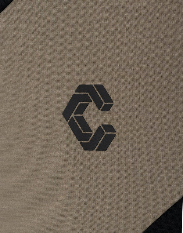 CRONOS MODERN LITE SWEAT [BLACK×TAUPE]