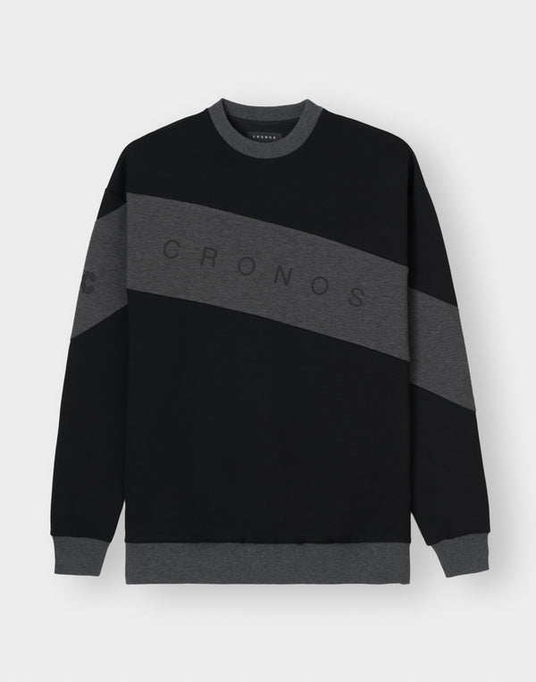 CRONOS MODERN LITE SWEAT [BLACK]