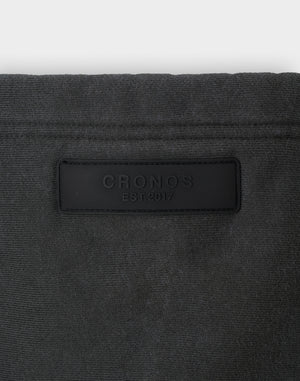 CRONOS BLACKLETTER HOODIE [V BLACK×BLACK]