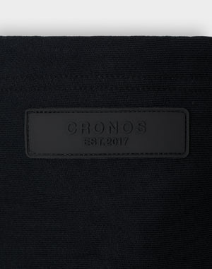 CRONOS BLACKLETTER HOODIE [BLACK×BLUE]