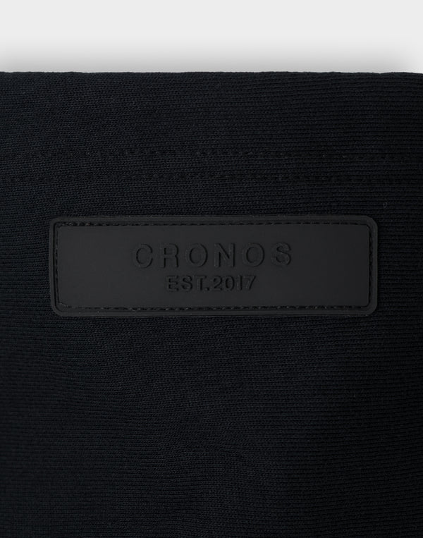 CRONOS BLACKLETTER HOODIE [BLACK×BLUE]