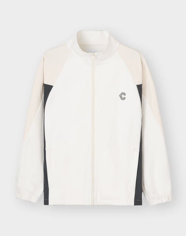 CRONOS  WIDE FLEX ZIP STAND BLOUSON【WHITE】