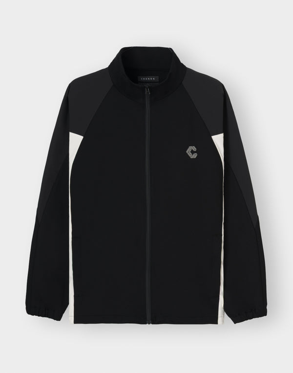 CRONOS  WIDE FLEX ZIP STAND BLOUSON【BLACK】