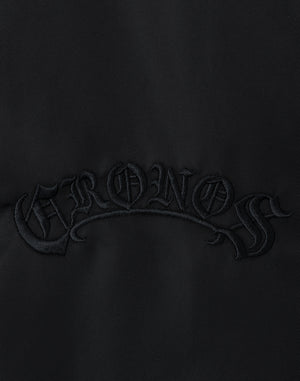 CRONOS BLACKLETTER MA-1 JACKET [BLACK]