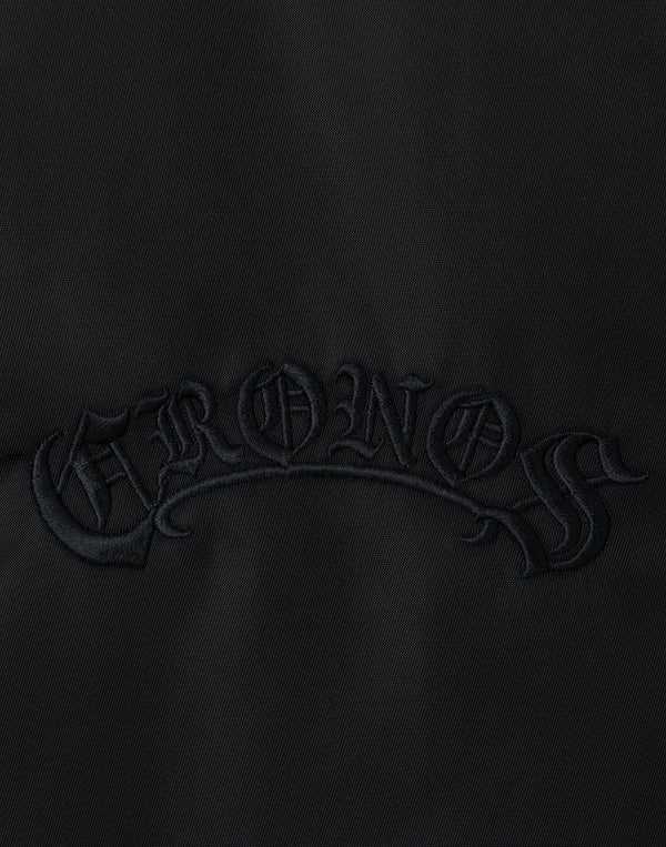 CRONOS BLACKLETTER MA-1 JACKET [BLACK]