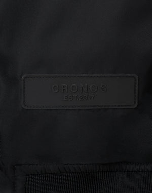 CRONOS BLACKLETTER MA-1 JACKET [BLACK]