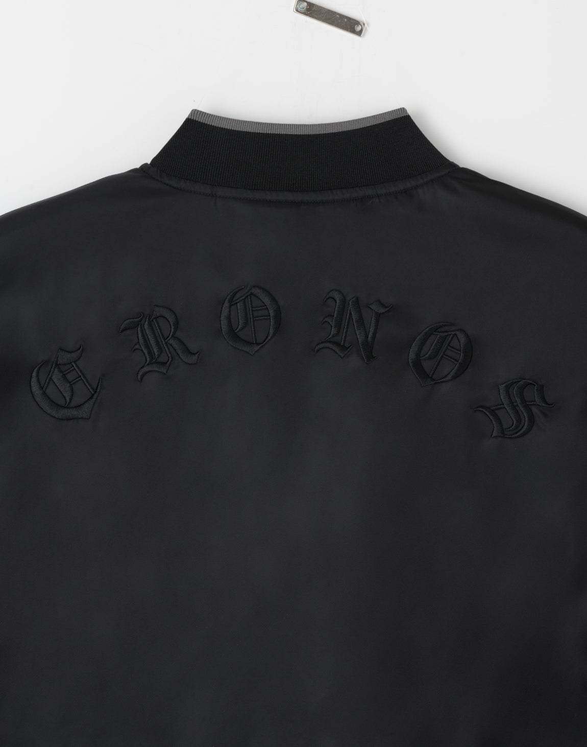 CRONOS BLACKLETTER MA-1 JACKET【BLACK】