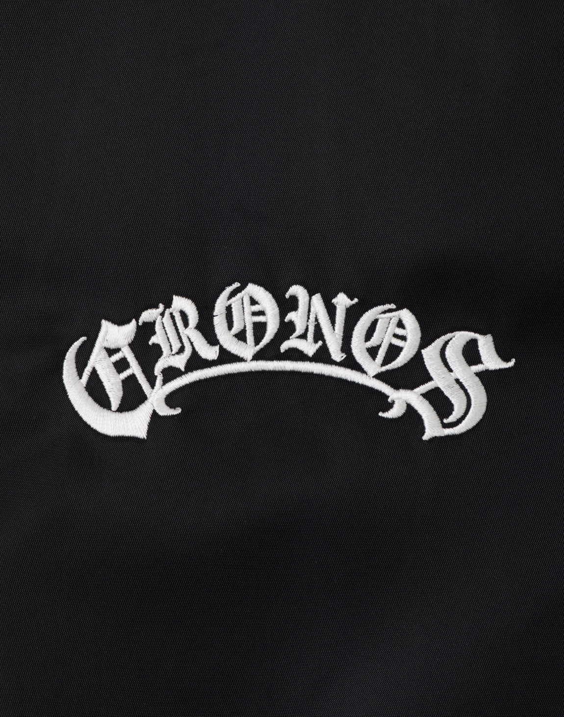 CRONOS BLACKLETTER MA-1 JACKET【BLACK×WHITE】