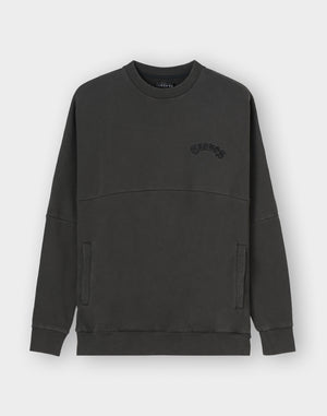 CRONOS BLACKLETTER SWEAT [V BLACK×WHITE]