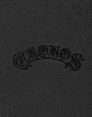 CRONOS BLACKLETTER SWEAT [V BLACK×WHITE]