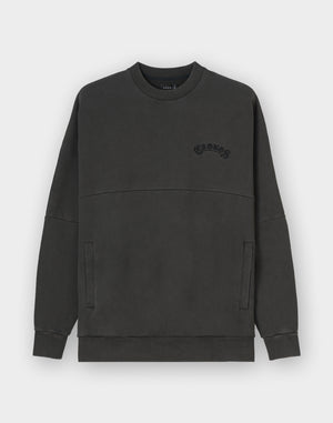 CRONOS BLACKLETTER SWEAT [V BLACK×BLACK]