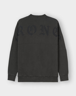 CRONOS BLACKLETTER SWEAT [V BLACK×BLACK]