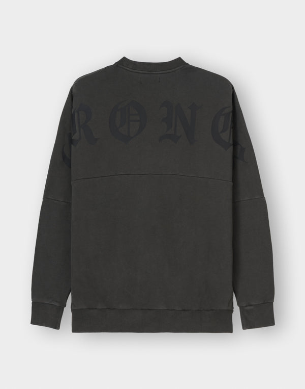 CRONOS BLACKLETTER SWEAT [V BLACK×BLACK]