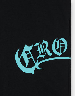 CRONOS BLACKLETTER L/S TEE【BLACK×BLUE】