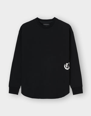CRONOS BLACKLETTER L/S TEE【BLACK】