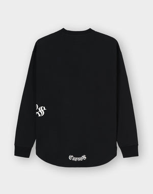 CRONOS BLACKLETTER L/S TEE【BLACK】