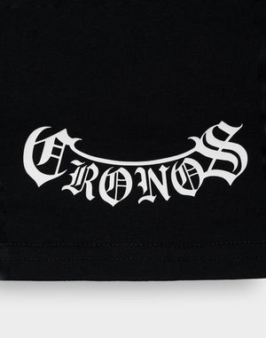CRONOS BLACKLETTER L/S TEE【BLACK】
