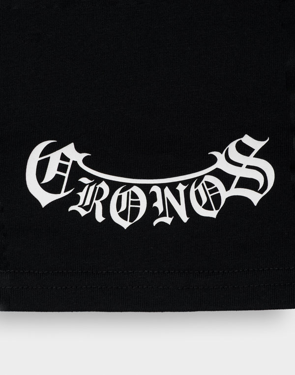 CRONOS BLACKLETTER L/S TEE【BLACK】
