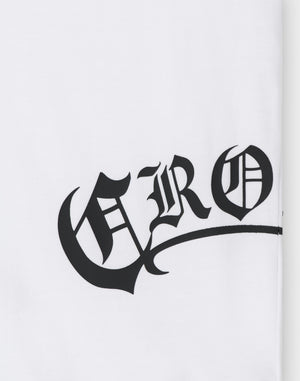 CRONOS BLACKLETTER L/S TEE【WHITE】